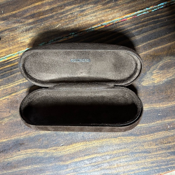 Tom Ford Gold Frame Sunglasses with Black Lenses - Picture 10 of 10